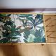 Vintage bamboo/rotin jungle style coffee table with built-in magazine holder