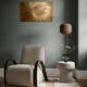 Bronze sun painting