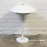 Vintage white and gold table lamp Belid