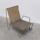 Early 'Bachelor' chair with ottoman by Verner Panton for Fritz Hansen, 1950s