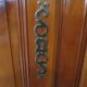 Rustic buffet Louis XV-Regency-jointed-massive wood-snail feet