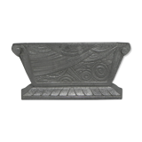 Aluminum art deco vase