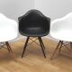 Suite of 3 designer chairs
