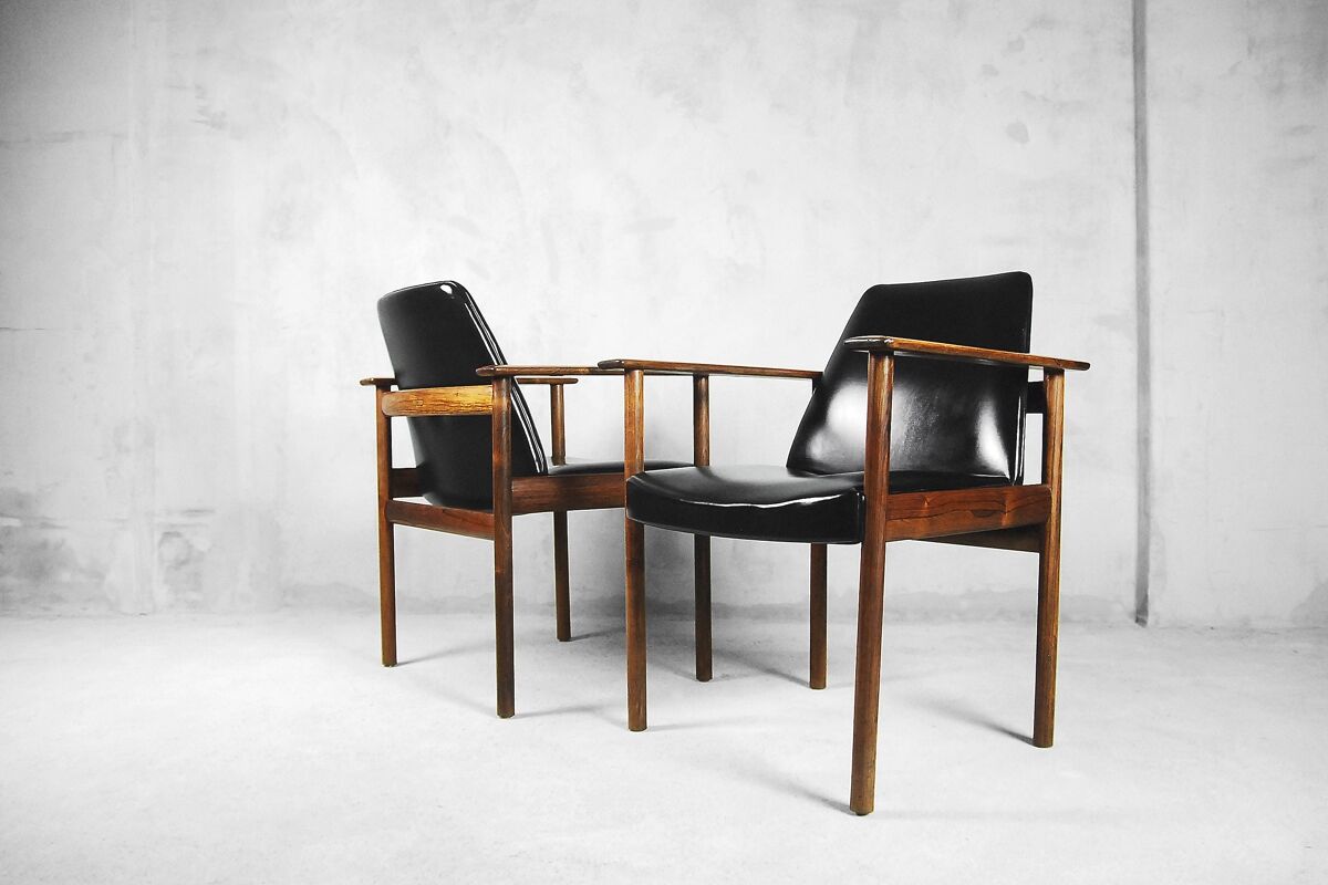 Pair of armhairs by Sven Ivar Dysthe for Dokka Møbler, 1960