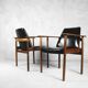 Pair of armhairs by Sven Ivar Dysthe for Dokka Møbler, 1960