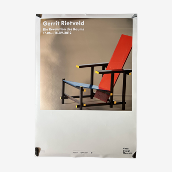 Affiche vitra design museum 2012 gerrit rietveld