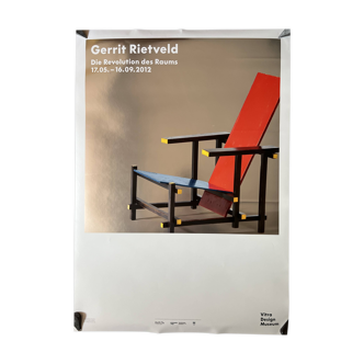 Affiche vitra design museum 2012 gerrit rietveld