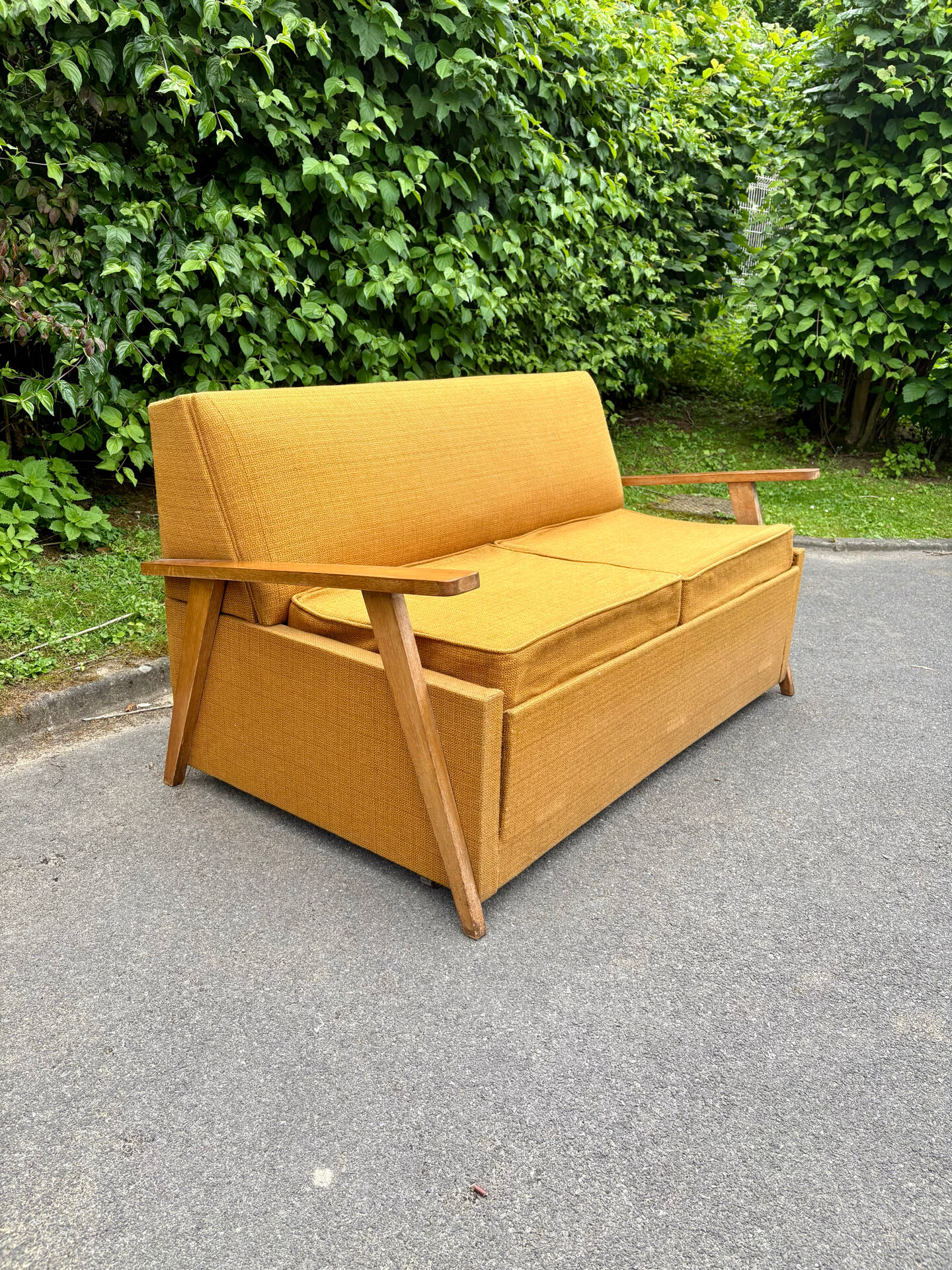 Canapé convertible vintage années 60/70