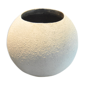 Jardinière boule ciment années 60