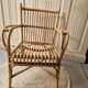 Children's rattan armchair chair