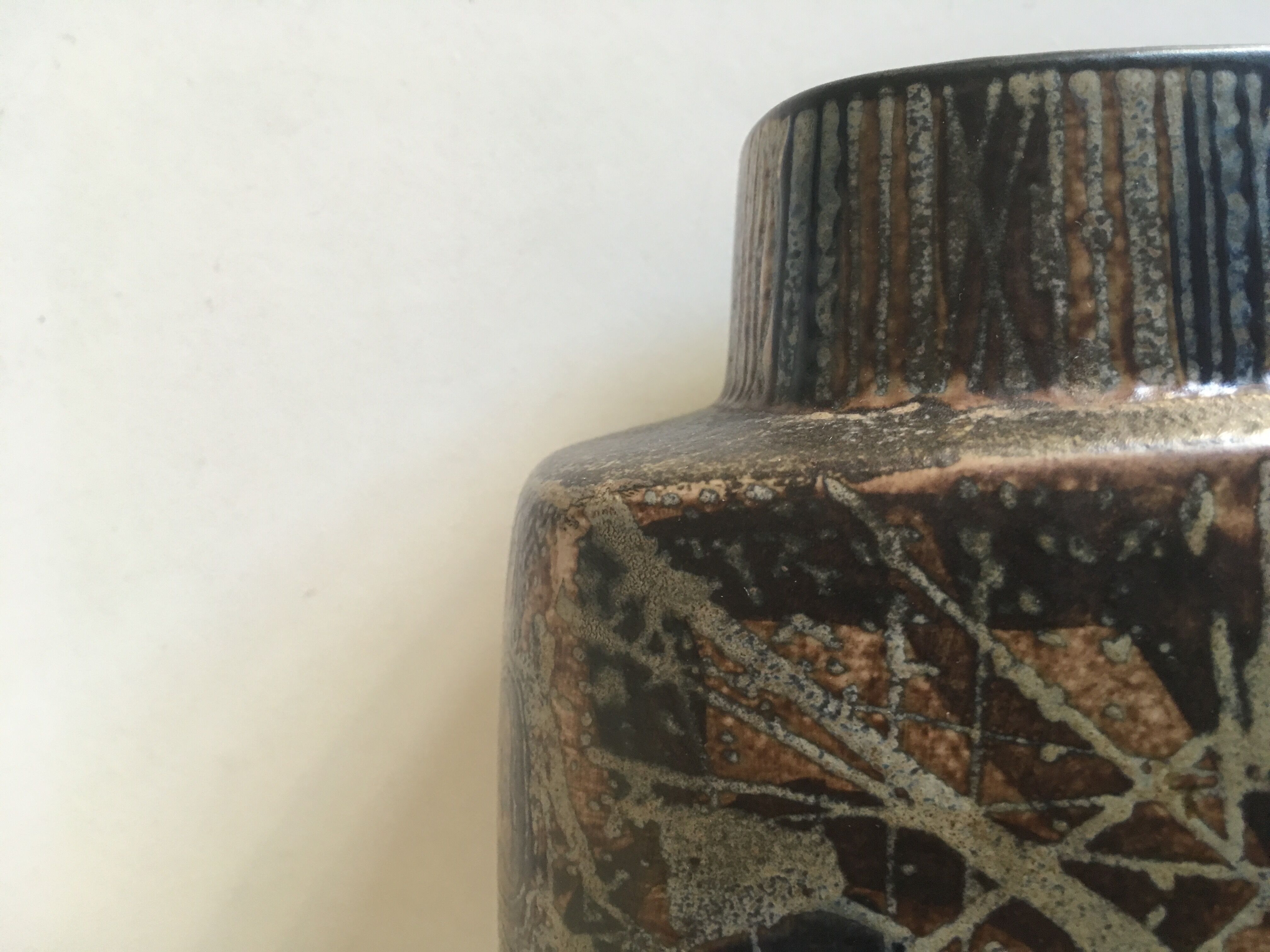 Royal Copenhagen vase Denmark Niels Thorsson Sunflower 1974