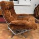 Vintage Pivotant chair 60/70 metal structure
