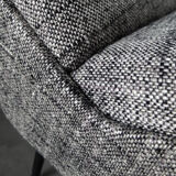 Armchair and ottoman designed by Paul Geoffroy, Airborne, France, 1960