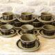 11 tasses et soucoupes série Kosmos Arabia Finlande