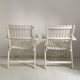 Pair of vintage 1960s folding garden chairs