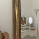 Louis-Philippe gilded mirror with pediment