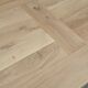 Solid oak farm table raw wood