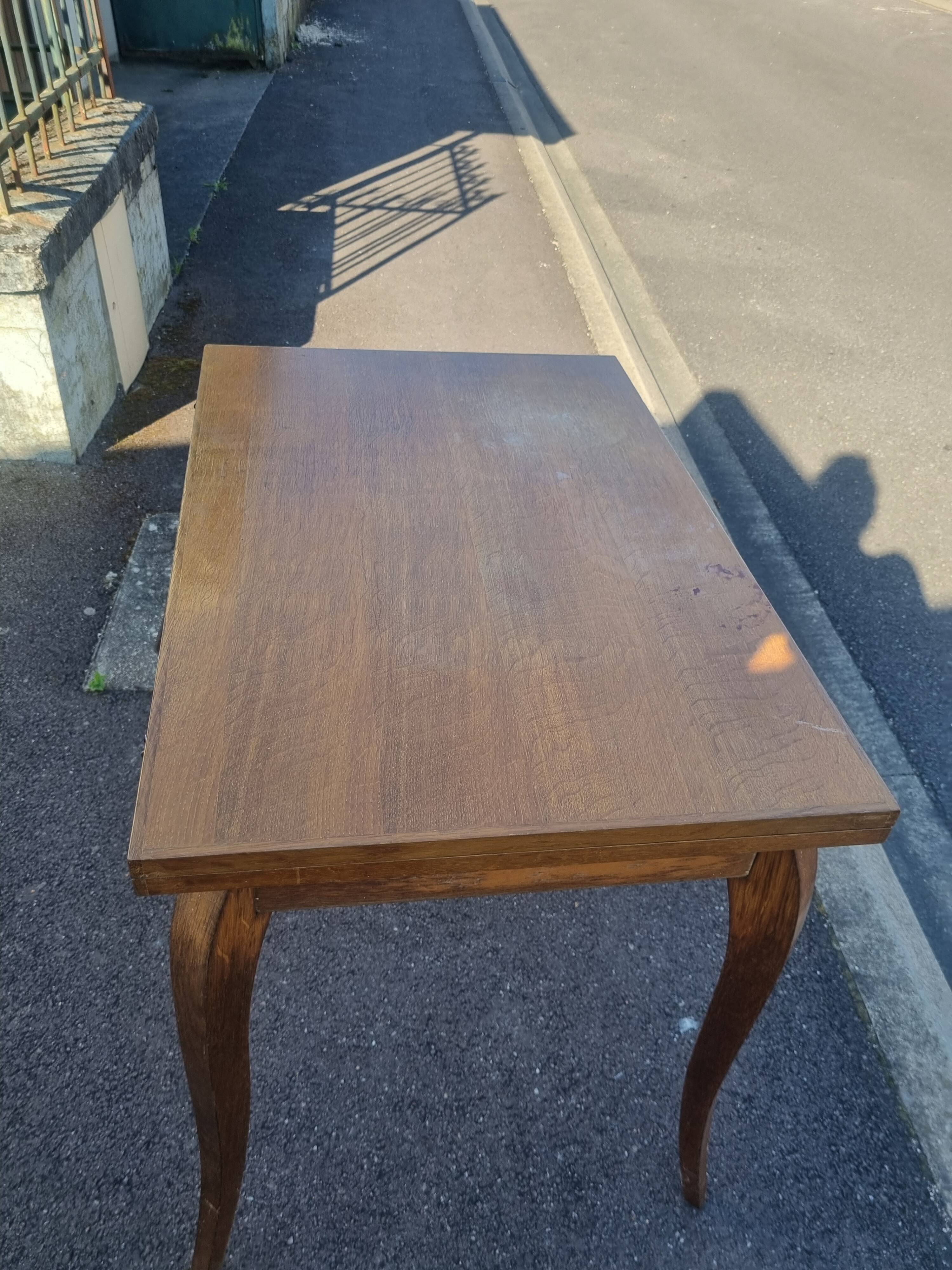 Old folding table