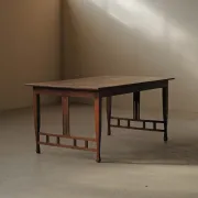 Table Arts & Crafts en chêne massif, vers 1900