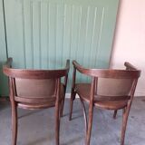 Pair of Fischel bistro armchairs