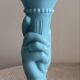 Antique Blue Opaline Hand Vase – Portieux Vallerysthal
