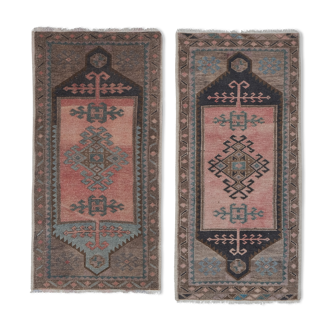 Paire de tapis 53x104 - 54x110 cm