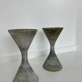 planters design Anton Bee assisted by Guhl edition Eternit 1958 set of 2