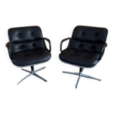 Charles Pollock armchairs for Knoll