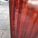 Bookcase forming showcase styleLouis XVI marble top