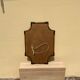 Large format retro decorative vintage wicker and rattan wood mirror