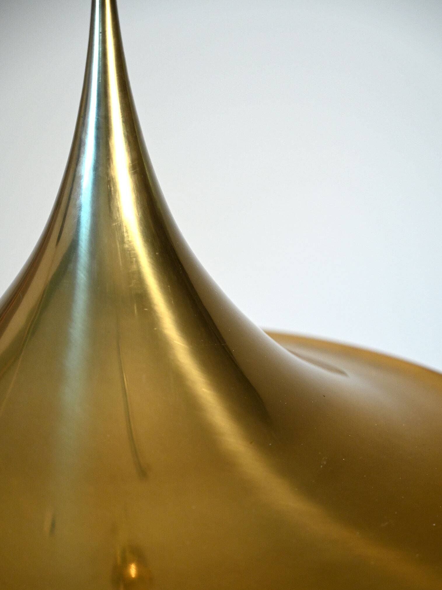 Pendant lamp in brass attributed to Claus Bonderup & Torsten Thorup