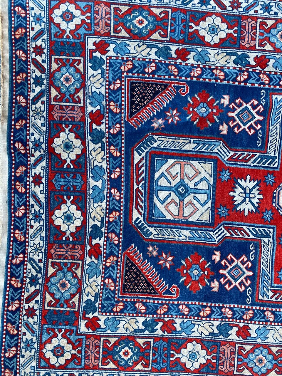 Vintage carpet of the chirwan Caucasus 115x195 cm