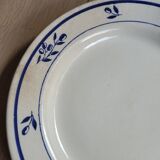 Flat plate floral pattern