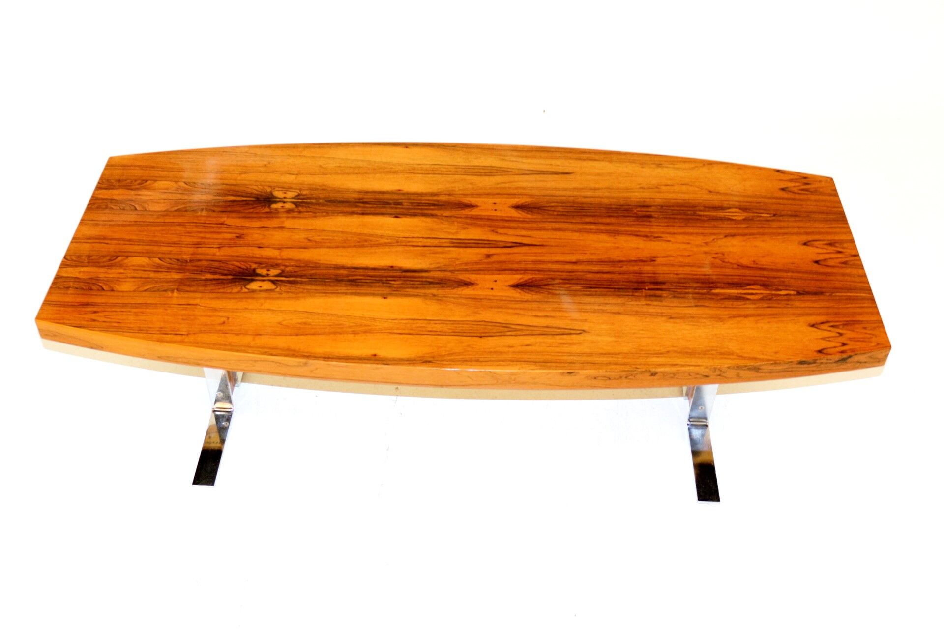 Rosewood and metal coffee table, Sweden, 1960