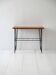 Table de chevet, d'appoint scandinave vintage en bois et métal