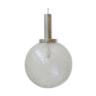 Glass ball pendant lamp with structure