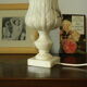 Lampe tulipe en  albàtre vintage