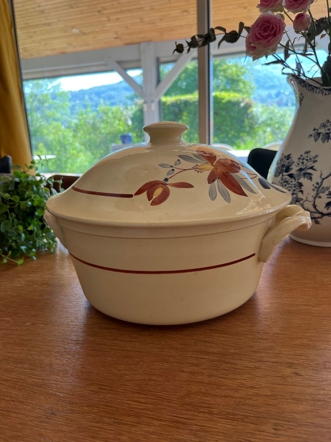 Digoin earthenware tureen