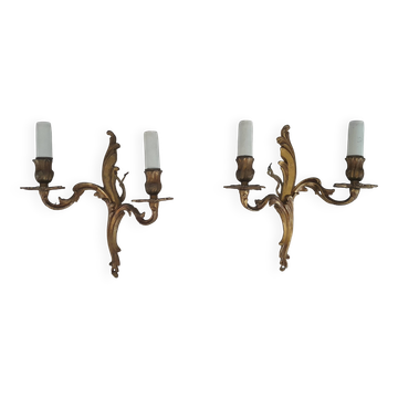 Bronze wall lights