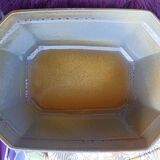Oven glazed ceramic dish or terrine