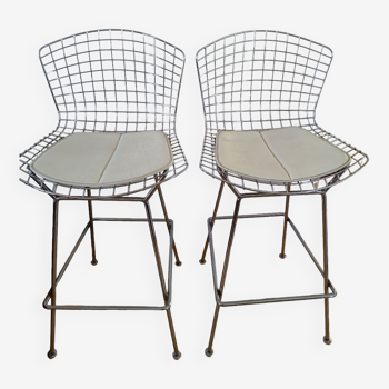 Paire de chaises hautes bertoia