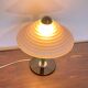 Metal and glass table lamp from Venice, Italy, 1980s