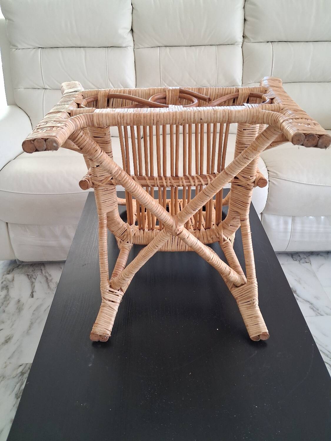 Rattan armchair for children