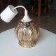 Hanging lamp in amber moulded glass 60/70 years