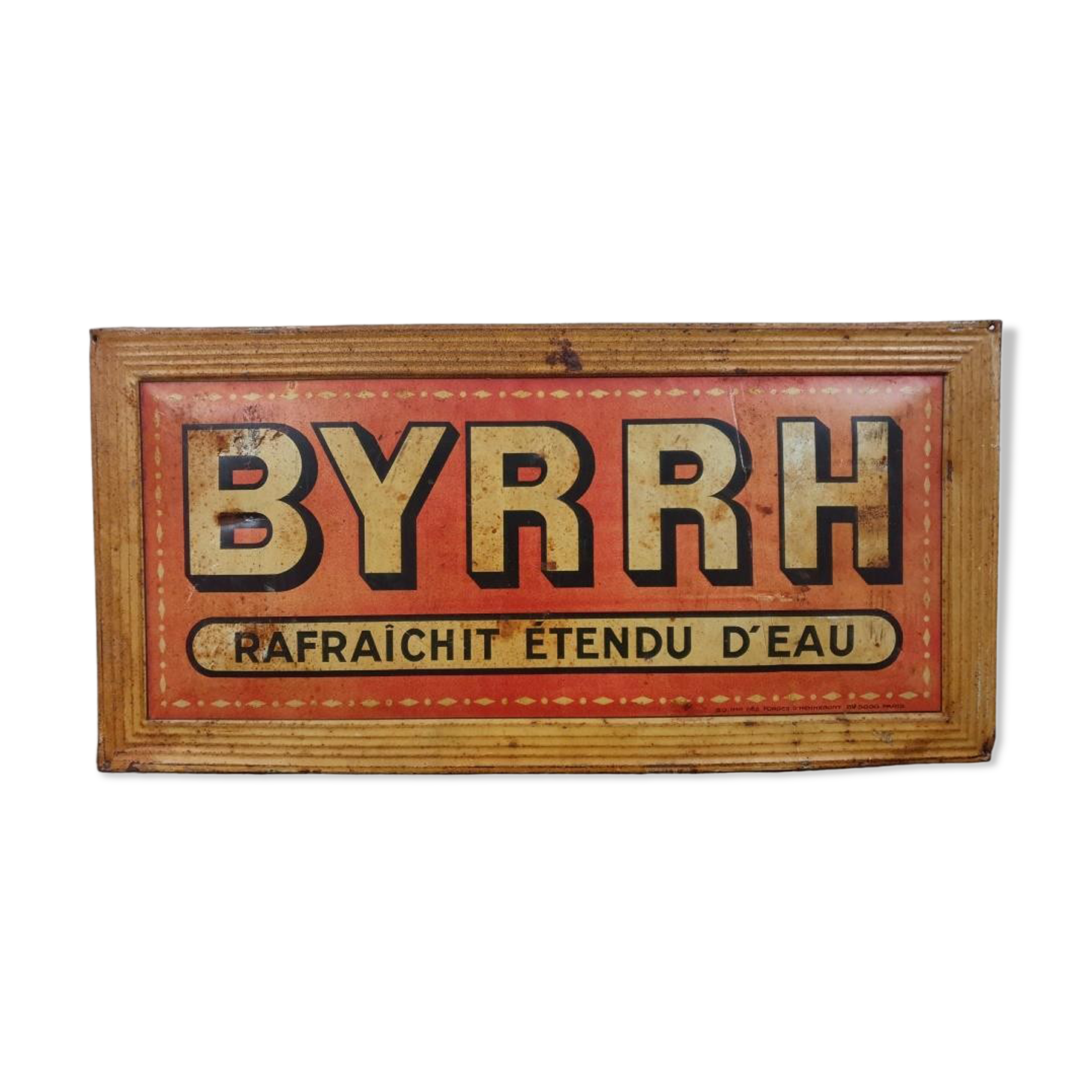 BISTROT - ADVERTISING SHEET - ADVERTISING BYRRH
