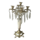 19th century marble, brass and tassel chandelier