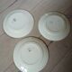 3 old Badonviller dinner plates