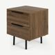 Paire de tables de nuit en bois