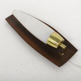 Scandinavian rosewood wall lamp, Sweden, 1950
