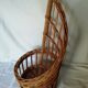 Baker's wicker bread basket in perfect condition